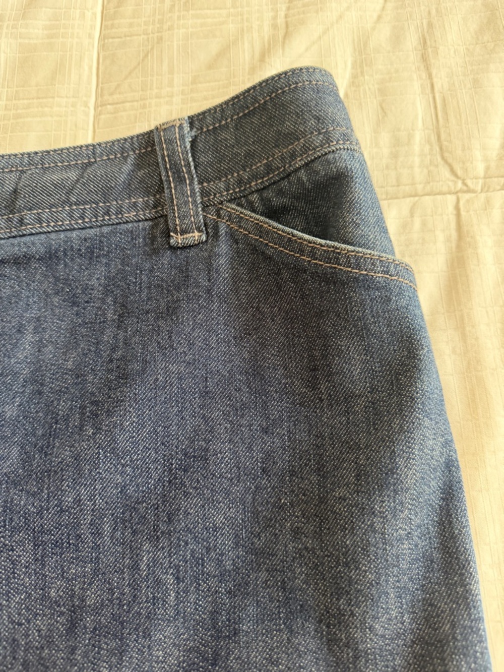 Ann Taylor Straight-Leg Blue Denim Jeans